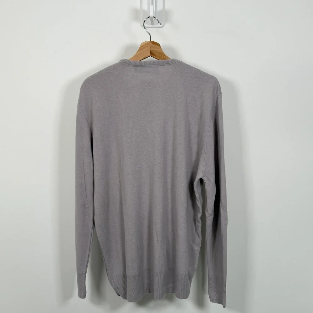 Vintage Polo Ralph Lauren V-Neck Sweater Mens XL Purple Acrylic USA 90s NOS NWT
